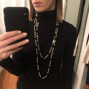 Beaded Chanel-like necklace 40”